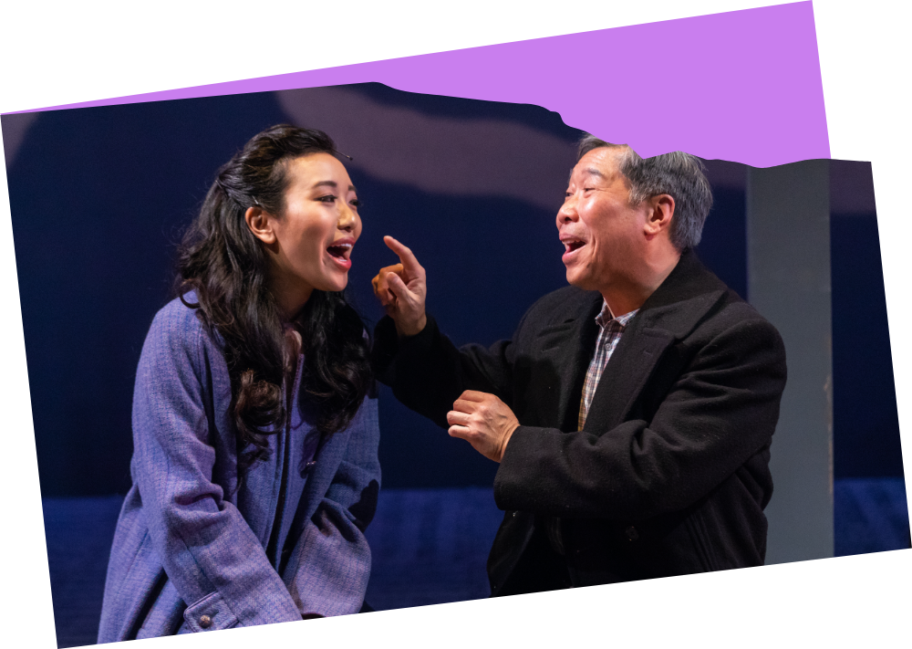 Grace Yoo and Gary Thomas Ng in Allegiance (2018). Photo by Nile Scott Studios.